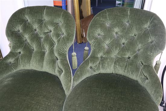 A pair of similar nursing chairs